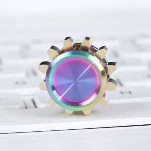 Mini Metal Gear Rainbow Gyroscope Fidget Spinner
